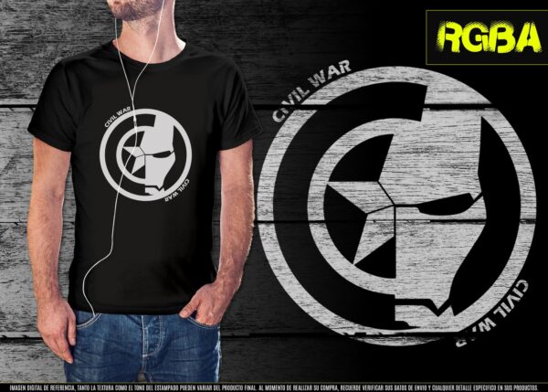 estampado marvel civil war