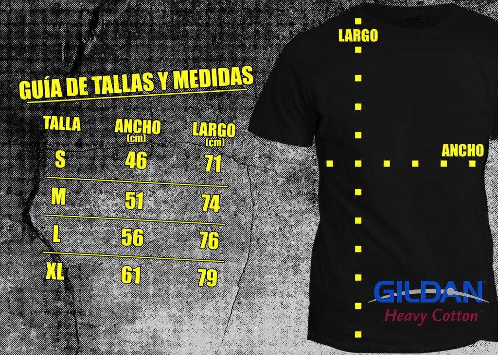 GUIA DE TALLAS Y MEDIDAS