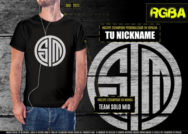 Slide polera logo Team Solo Mid