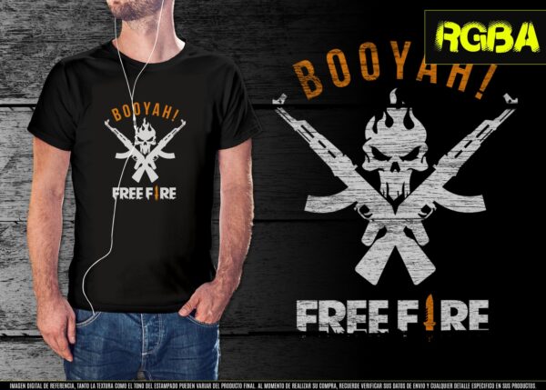 Estampado free fire booya