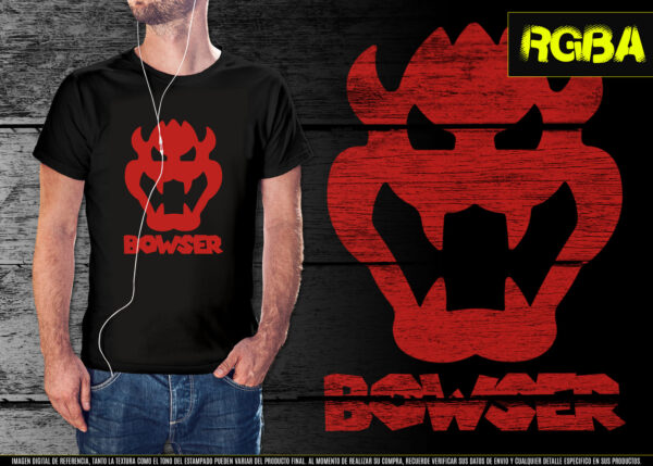 Estampado Bowser