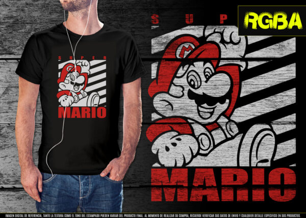 Estampado Super Mario